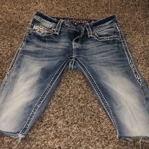 ROCK REVIVAL JEAN SHORTS
